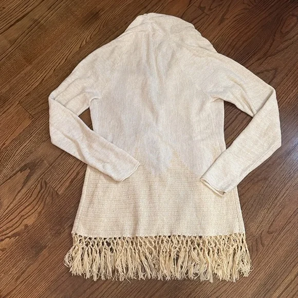 Lilly Pulitzer women’s cream and gold long cardigan - Picture 3 of 4